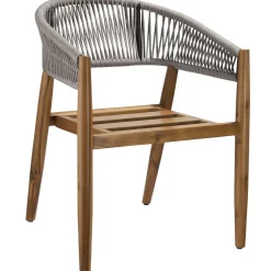 Tectake Tuinstoel Manacor, Ropedesign - Set Van 2
