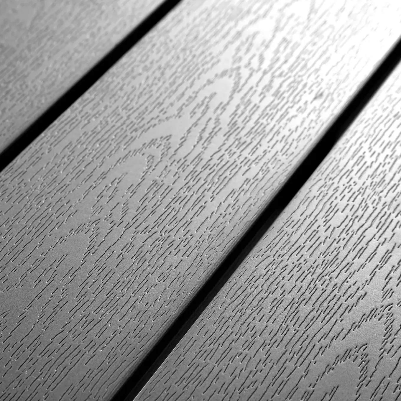 Tectake - Tuintafel - Roestvrij Aluminium - Houtlook - Verstelbare Voetjes - Zilver/grijs