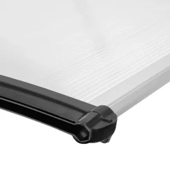 Tectake Voordeurluifel Transparant, , Transparant