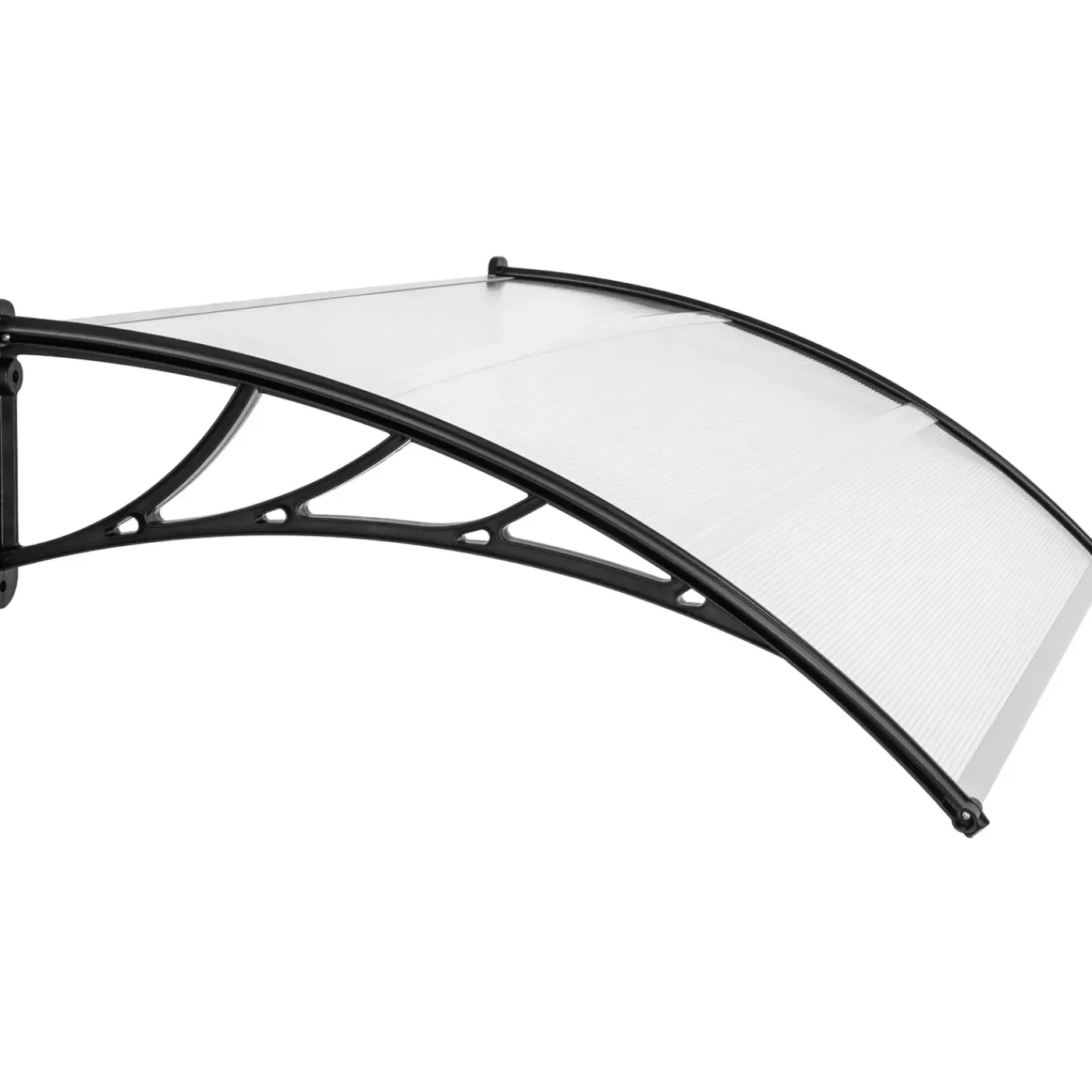 Tectake Voordeurluifel Transparant, , Transparant