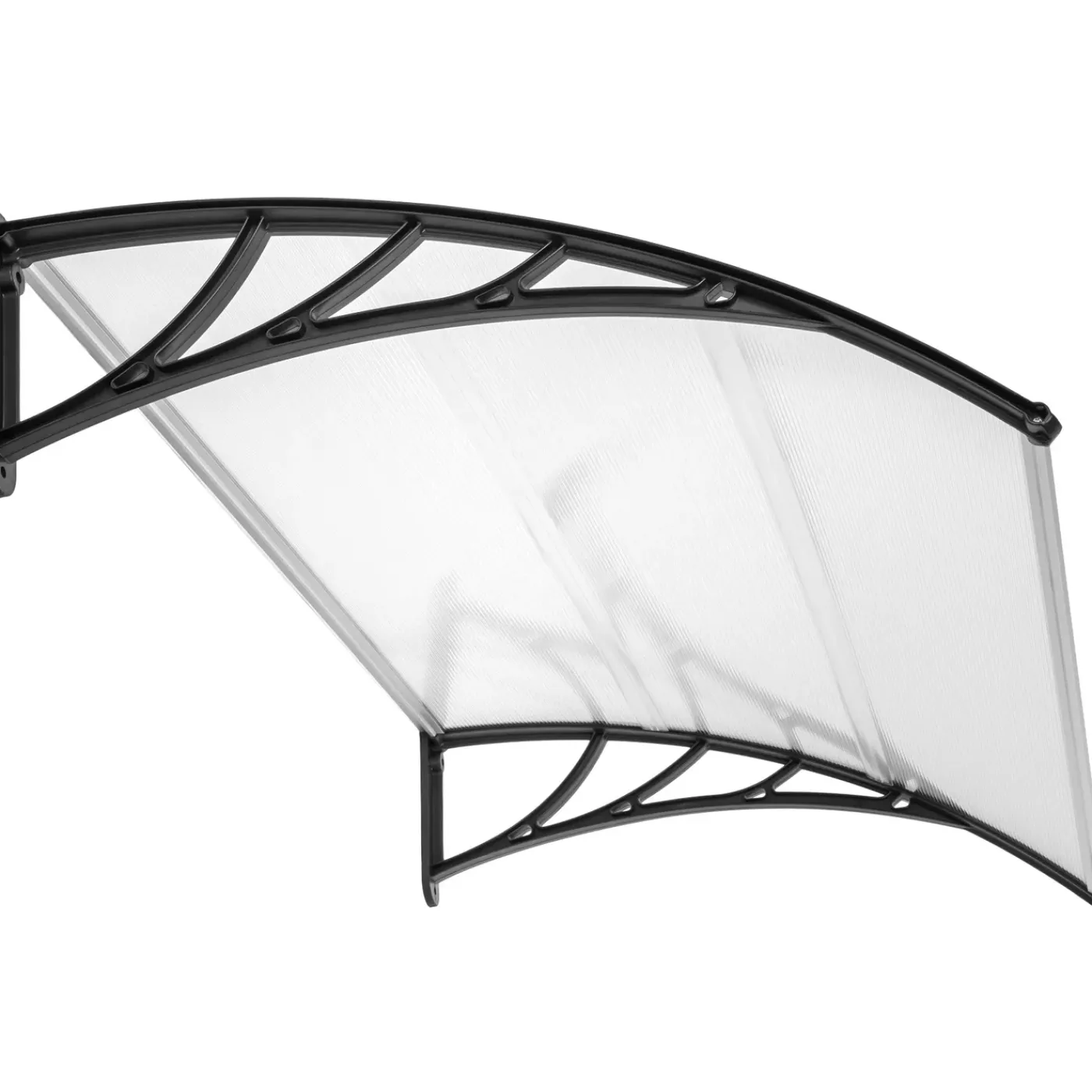 Tectake Voordeurluifel Transparant, , Transparant