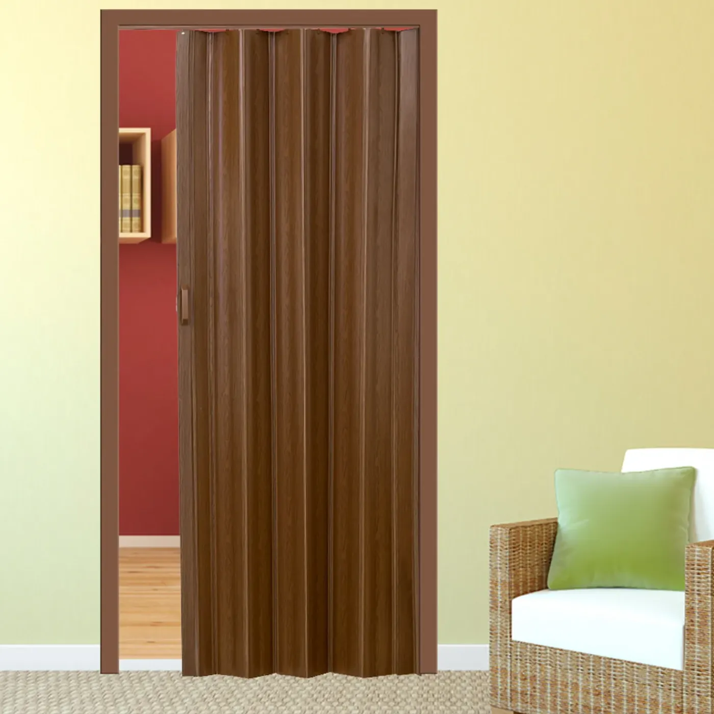 Tectake Vouwdeur 203 X 80 Cm - Teak
