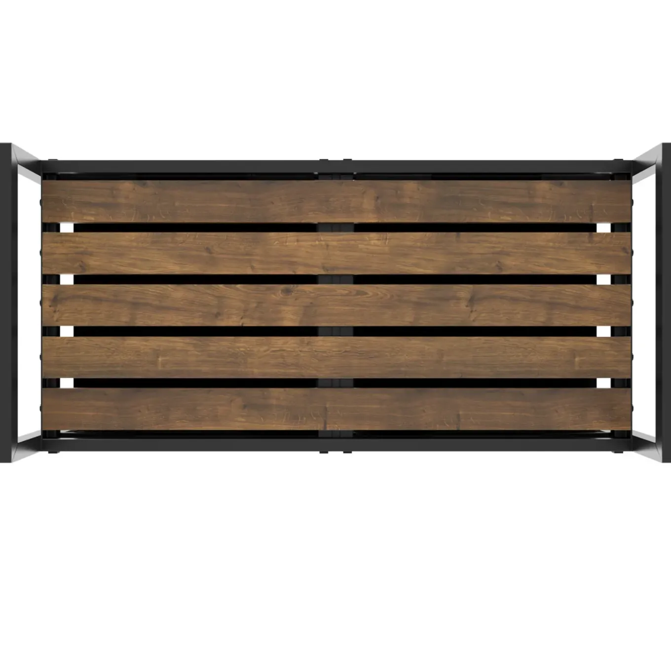 Tectake Wassorteerder Met Plank - Industriële Stijl - Zwart/bruin