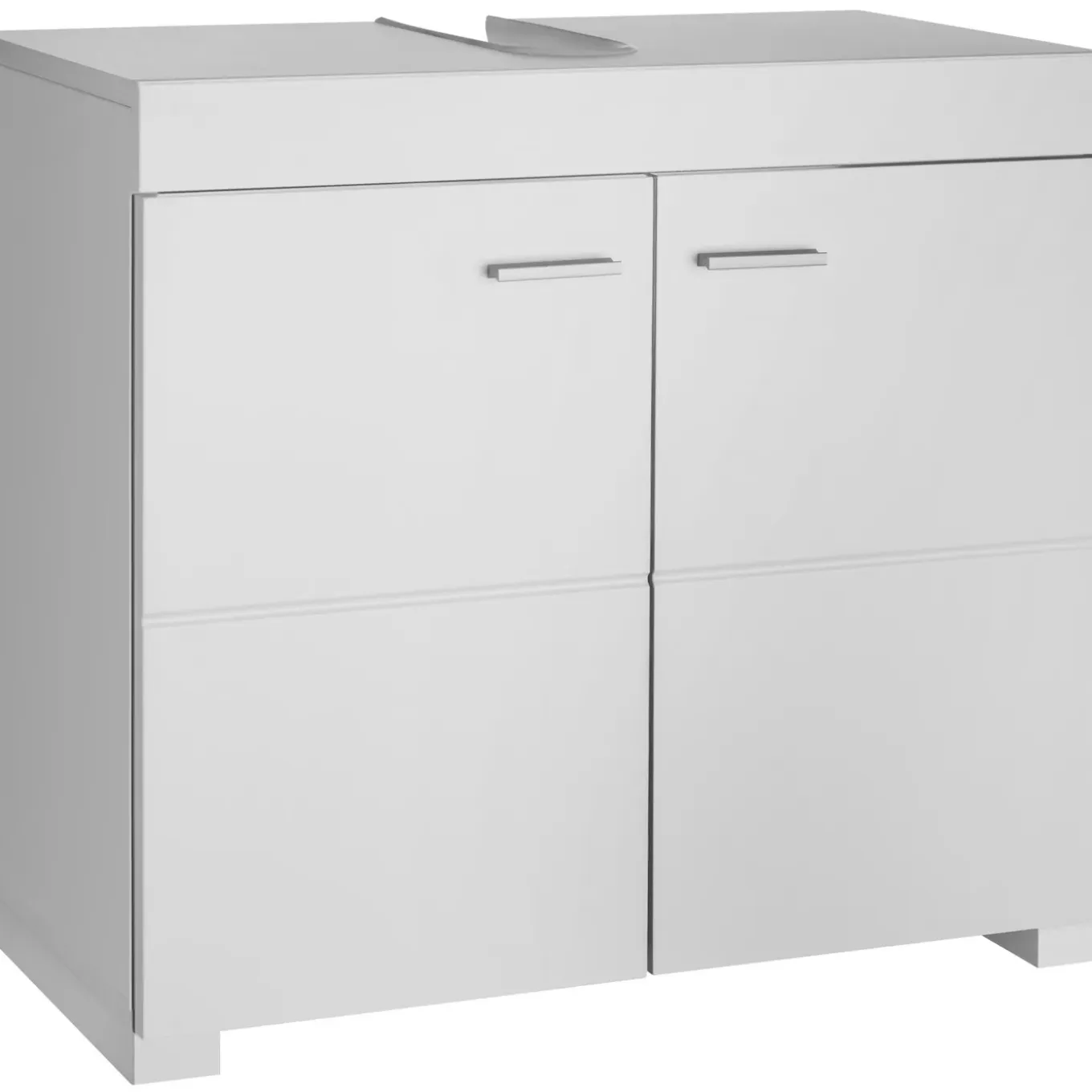 Tectake Wastafelonderkast Idris - 2 Vakken - Draagkracht 35 Kg - Wit