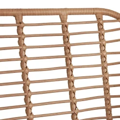 Tectake - Wicker Zitgroep - 2 Persoons - Stalen Frame - Tafel Glas - Uv-bestendig