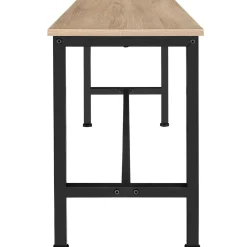 Tectake 2 Zitbanken Fairfield - Draagkracht 200 Kg - Industrieel Licht Hout, Eiken Sonoma