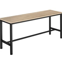 Tectake 2 Zitbanken Fairfield - Draagkracht 200 Kg - Industrieel Licht Hout, Eiken Sonoma