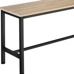 Tectake 2 Zitbanken Fairfield - Draagkracht 200 Kg - Industrieel Licht Hout, Eiken Sonoma