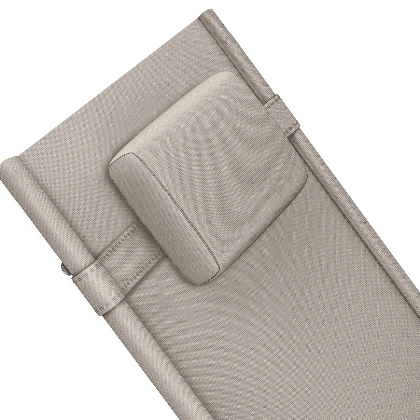 Tectake Zonnebed Taya - Ergonomisch - Schommelfunctie - Beige