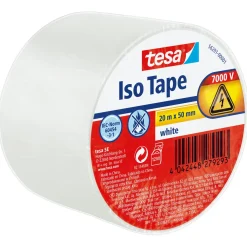 Tesa elektrische isolatietape PVC wit
