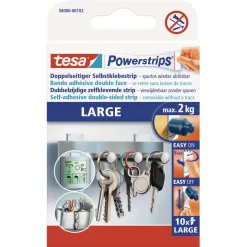 Tesa Powerstrips strips groot wit - 10 stuks
