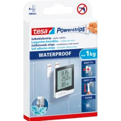 Tesa Powerstrips zelfklevende strip waterproof 1kg - 8 stuks
