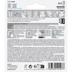 Tesa zelfklevende strip Powerstrips CLICK Combo 4x2 stuks Medium