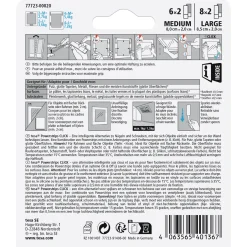 Tesa zelfklevende strip Powerstrips CLICK Combo 6x2 Medium & 8x2 stuks Large
