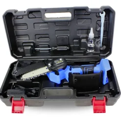 TETRA Tools Mini Kettingzaag - Incl. Accu En Koffer – Snoeizaag Draadloos