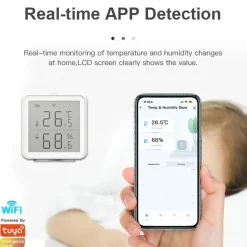 Thermometer En Hygrometer Voor Binnen Met Real Time Monitoring En Groot Display