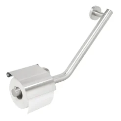 Tiger Boston Comfort & Safety wandbeugel met toiletrolhouder RVS geborsteld - Rechts