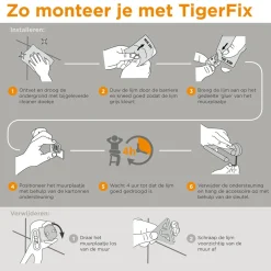 Tiger lijm voor Fix accessoires