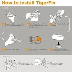 Tiger lijm voor Fix accessoires