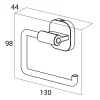 Tiger Toiletrolhouder Ramos - RVS - RVS Geborsteld