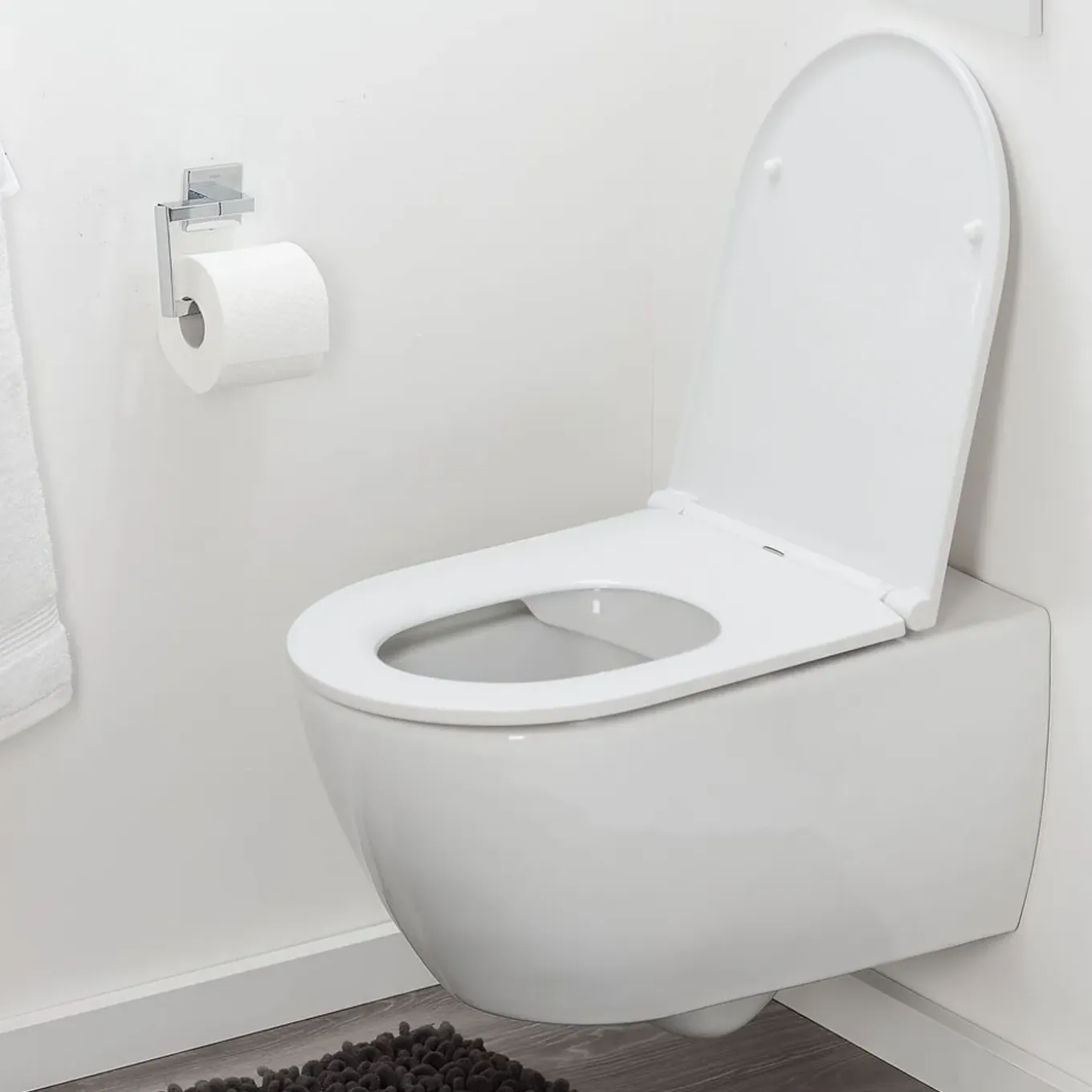 Tiger WC-bril Elvas - Duroplast - D-vorm - Softclose - Verstelbaar - Quick Release - Wit