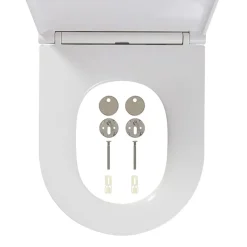 Tiger WC-bril Elvas - Duroplast - D-vorm - Softclose - Verstelbaar - Quick Release - Wit