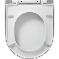 Tiger WC-bril Stax - Thermoplastisch - D-vorm - Softclose - Verstelbaar - Quick Release - Wit