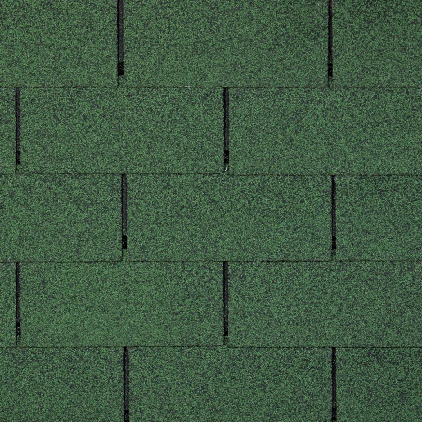 Timbela - Bitumineuze Dakspanen - T-green - Zwart Kleur - Bitumen Dakbedekking - 3m2
