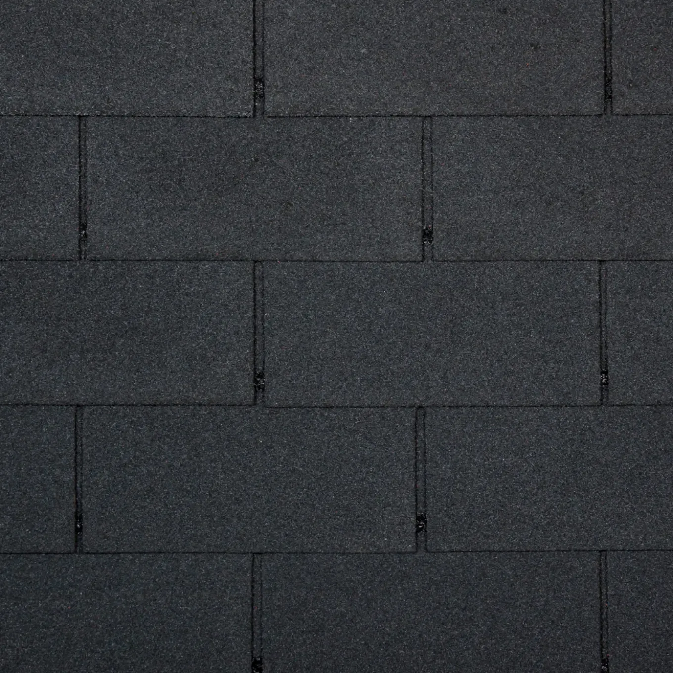 Timbela - Bitumineuze Dakspanen - T-black - Zwart Kleur - Bitumen Dakbedekking - 3m2