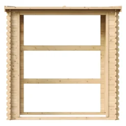 Timbela - Haardhout Opslagschuurtje - M201-1 - L86xl184xh200 Cm/ 0,9 M2