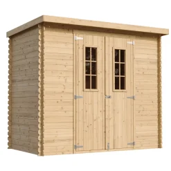 Timbela - Houten Tuinschuur 2.63 M2 - M310c - Tuinhuis Voor Gereedschaps- En Fietsenstalling