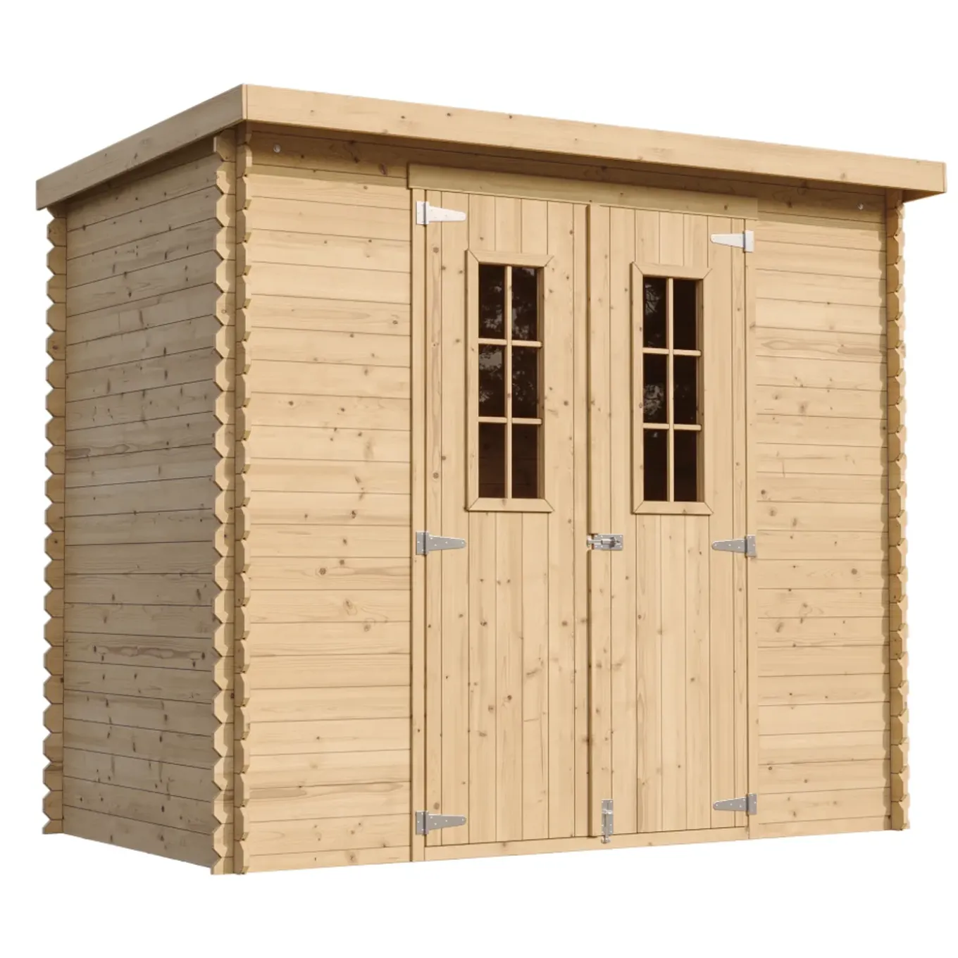 Timbela - Houten Tuinschuur 2.63 M2 - M310c - Tuinhuis Voor Gereedschaps- En Fietsenstalling