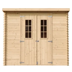 Timbela - Houten Tuinschuur 2.63 M2 - M310c - Tuinhuis Voor Gereedschaps- En Fietsenstalling