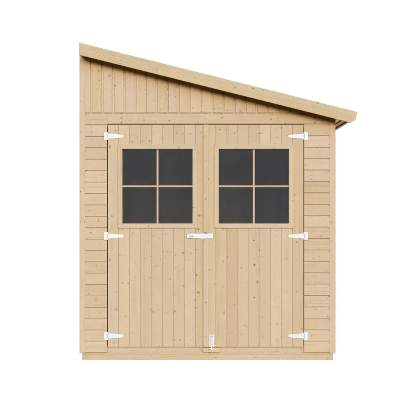 Timbela M340a - Houten Tuinschuur 8,10m2 - 416 X 218 X H244 Cm - Tuinhuis Zonder Vloer