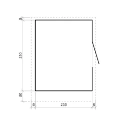 Timbela - Marktkraam Met Toonbank - M950 - 5,9 M2 - Lp Smartside Paneelconstructie