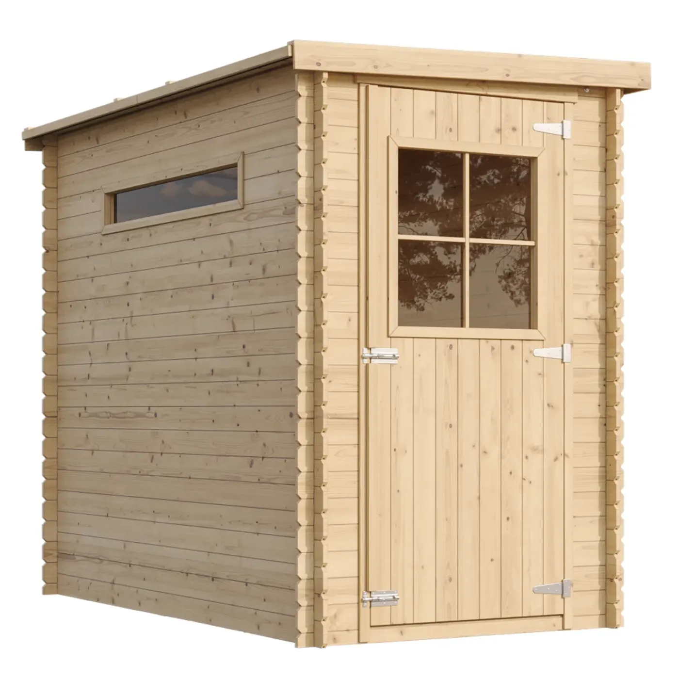 Timbela M306 - Houten Tuinschuur 2.63 M2 - Tuinhuis Voor Gereedschaps- En Fietsenstalling