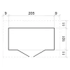 Timbela M348 - Houten Tuinschuur 2,1 M2 - Tuinhuis Zonder Vloer - Gereedschap Schuur