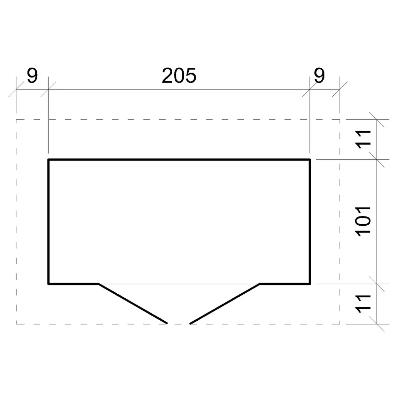 Timbela M348 - Houten Tuinschuur 2,1 M2 - Tuinhuis Zonder Vloer - Gereedschap Schuur
