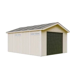 Timbela - Premium Kwaliteit Garage 17 M² - M991b-tundra Grey - L378xb530 Cm