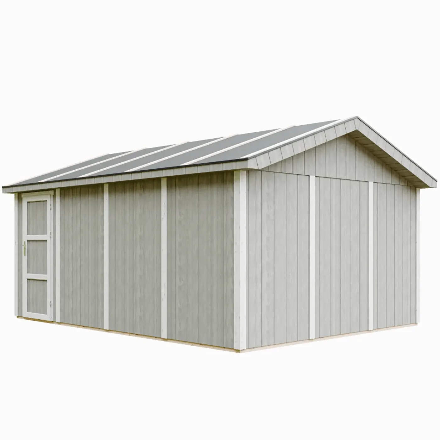 Timbela - Premium Kwaliteit Garage 17 M² - M991b-tundra Grey - L378xb530 Cm