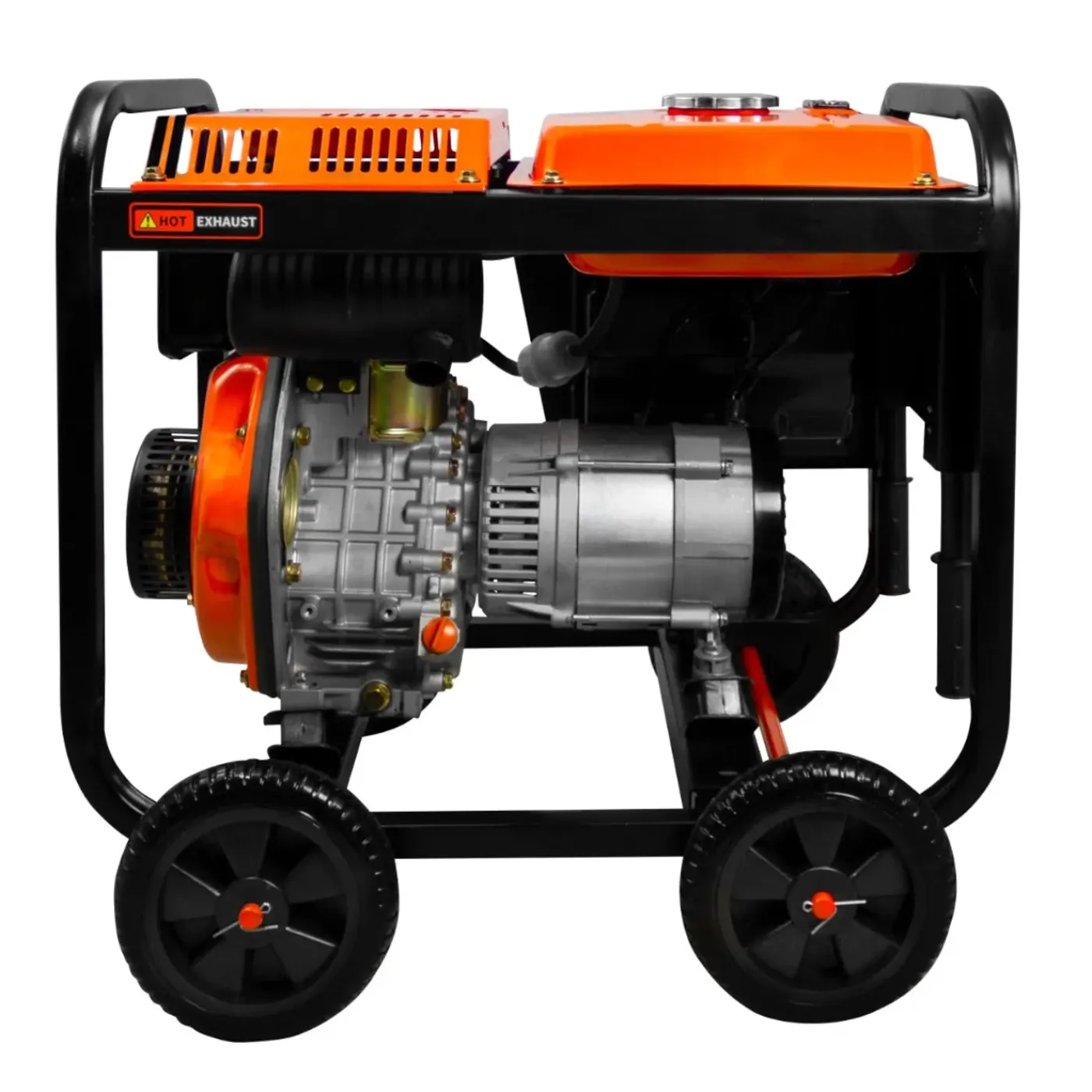Monster Shop T-Mech Draagbare Diesel Stroomgenerator 2kVA - Open Frame