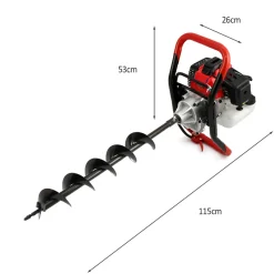 Monster Shop T-Mech grondboor en 2-takt palenrammer