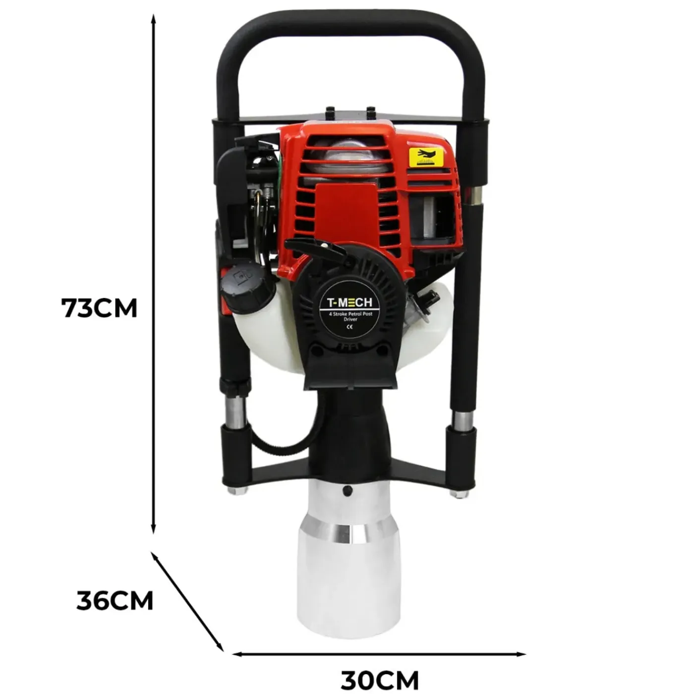 Monster Shop T-Mech grondboor & 4-takt palenrammer 120 mm