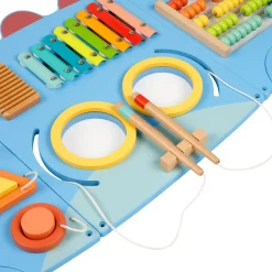 Tooky Toy Dinosaurus Activiteitenpaneel - Speelgoed Van Hout