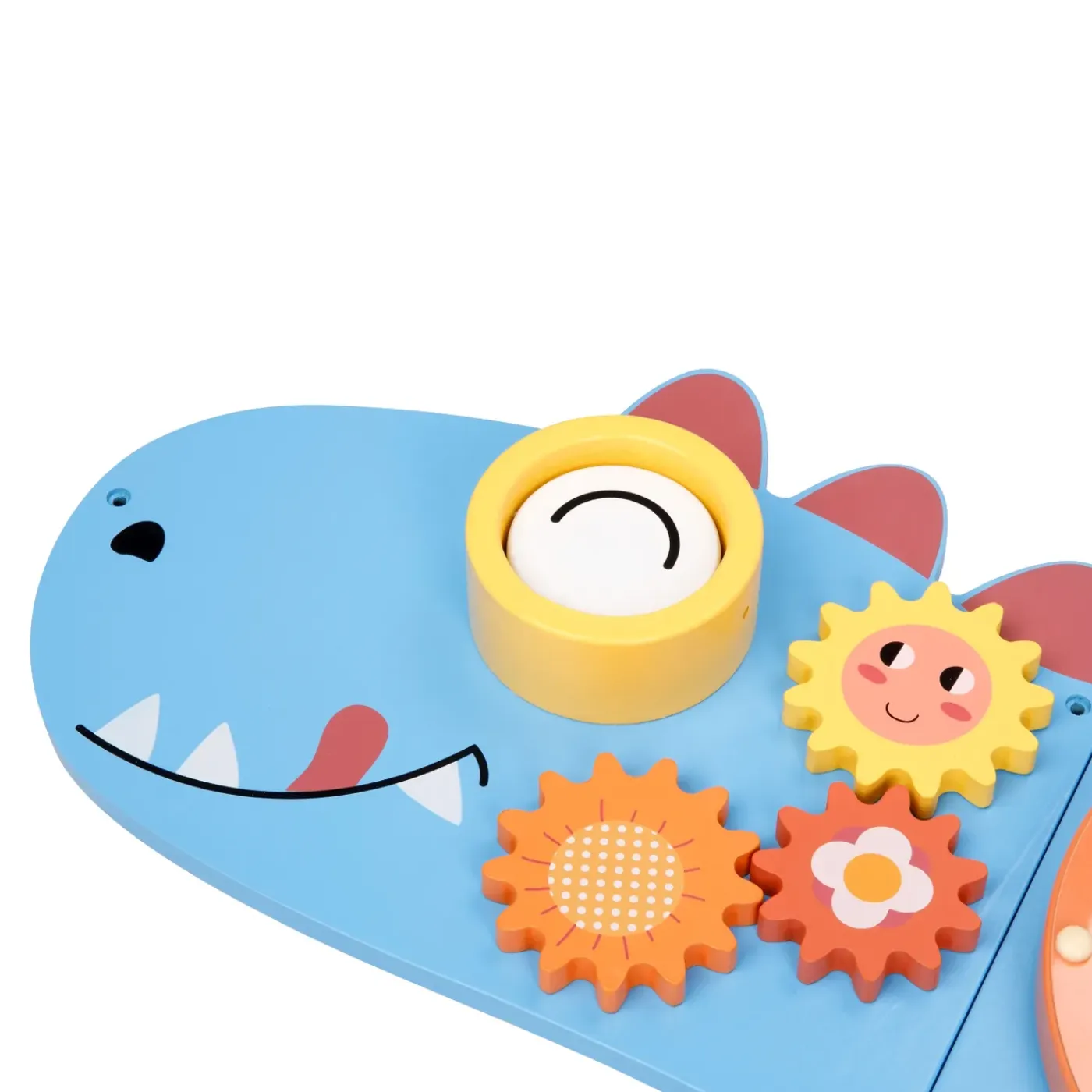 Tooky Toy Dinosaurus Activiteitenpaneel - Speelgoed Van Hout