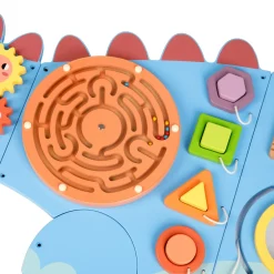 Tooky Toy Dinosaurus Activiteitenpaneel - Speelgoed Van Hout