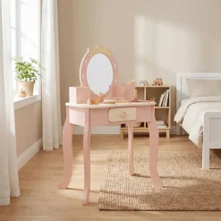 Tooky Toy Houten Kaptafel Voor Kinderen - 55 X 35 X 83 Cm