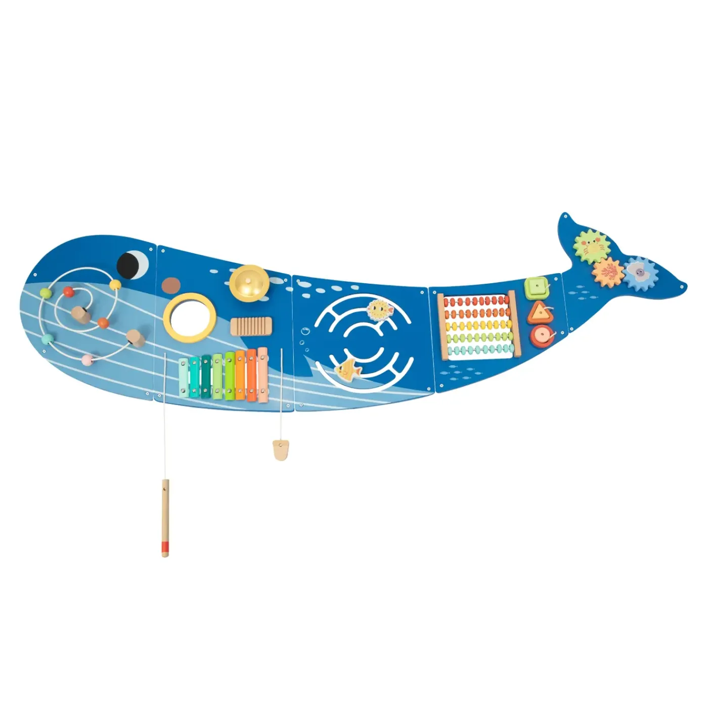 Tooky Toy Walvis Activiteitenpaneel - Speelgoed Van Hout
