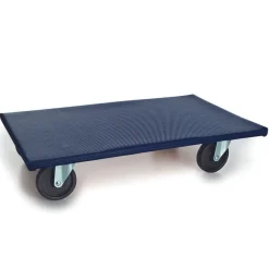 Toolland Meubelroller, 400 Kg Transporthulp, Houten Platform 65 X 40 Cm 400 Kg, Blauw,zwart, Triplex