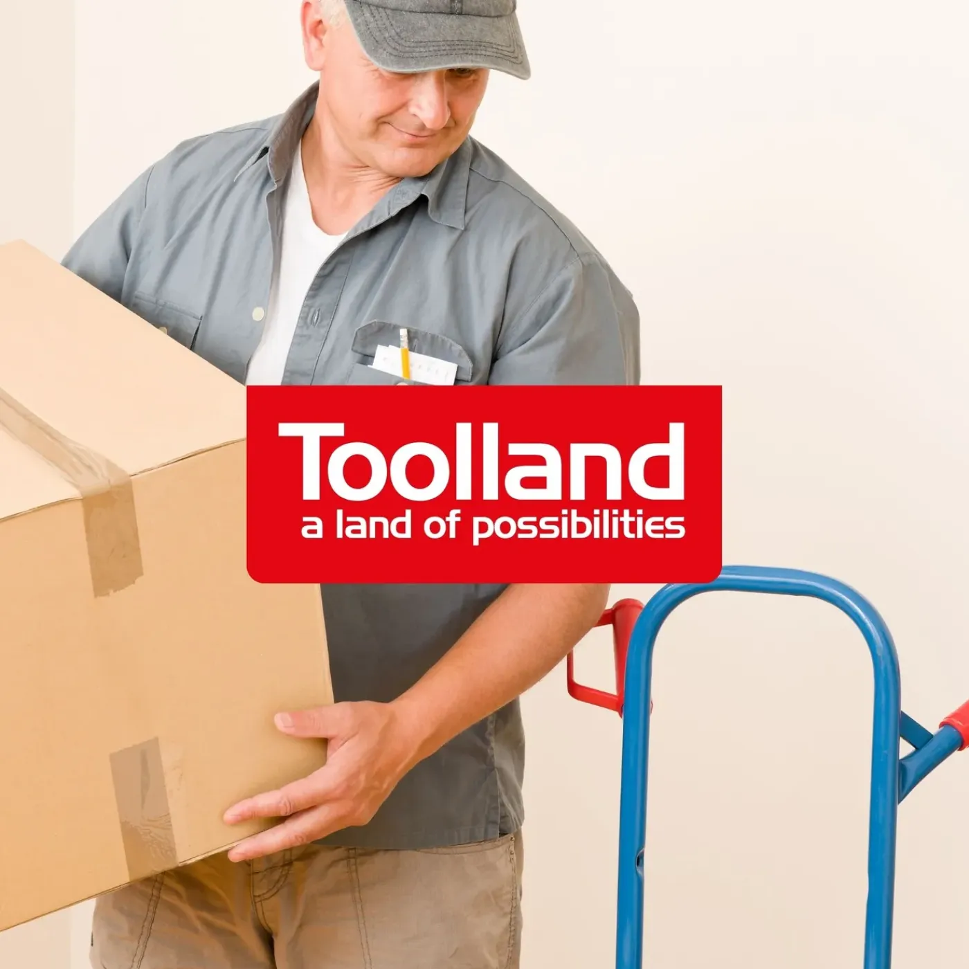 Toolland Steekwagen, Inklapbaar, Transportwagen, 150 Kg, Blauw